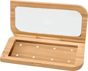 Kuti magnetike për make-up Ecocera Natural Choice Bamboo Medium për femra, 1 copë