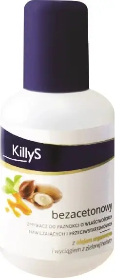 Largues i llakut për thonj pa aceton me vaj argani KillyS, 50ml