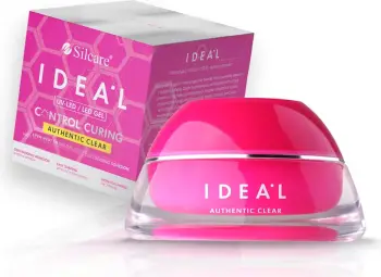 Xhel ndërtues për thonj Silcare Ideal UV/LED Gel Authentic Clear 50g