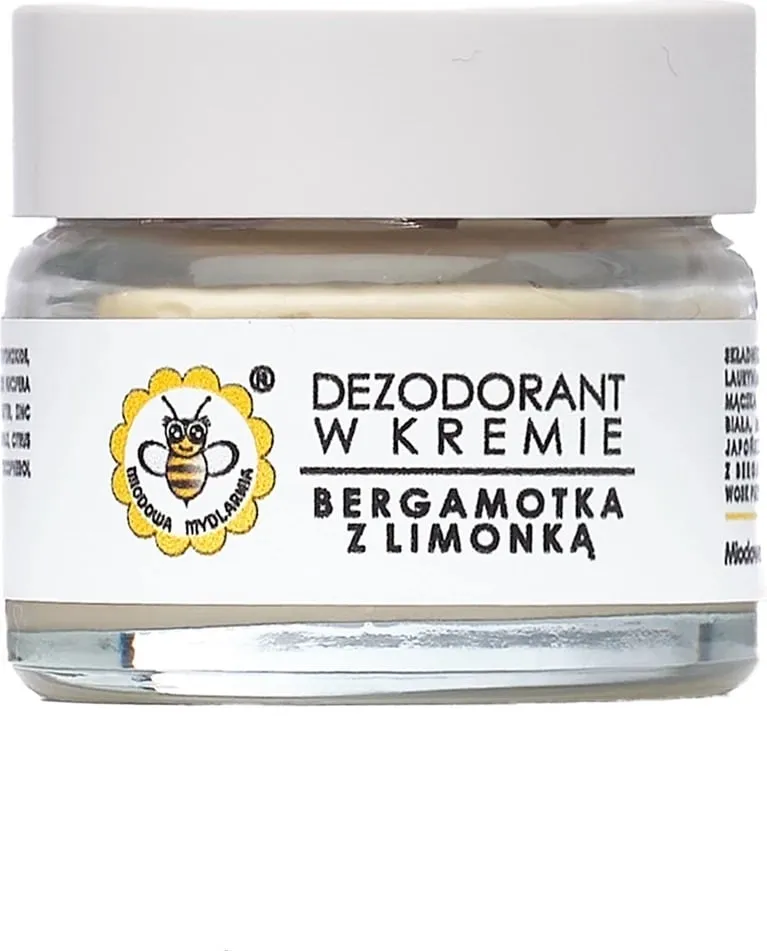 Deodorant krem Miodowa Mydlarnia Bergamot dhe Lime 20g - 1