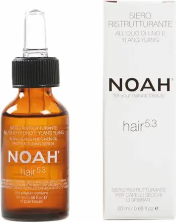 Serum për flokë Noah For Your Natural Beauty Restructuring Serum 5.3 për femra Linseed Oil & Ylang-Ylang 20ml