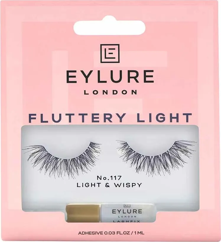 Qerpikë artificial për femra Eylure Fluttery Light No. 117, 1 copë - 1