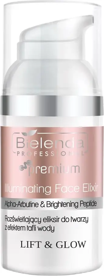 Eliksir për fytyrë për femra Bielenda Professional Lift & Glow Illuminating Face Elixir with Water Surface Effect, 30ml