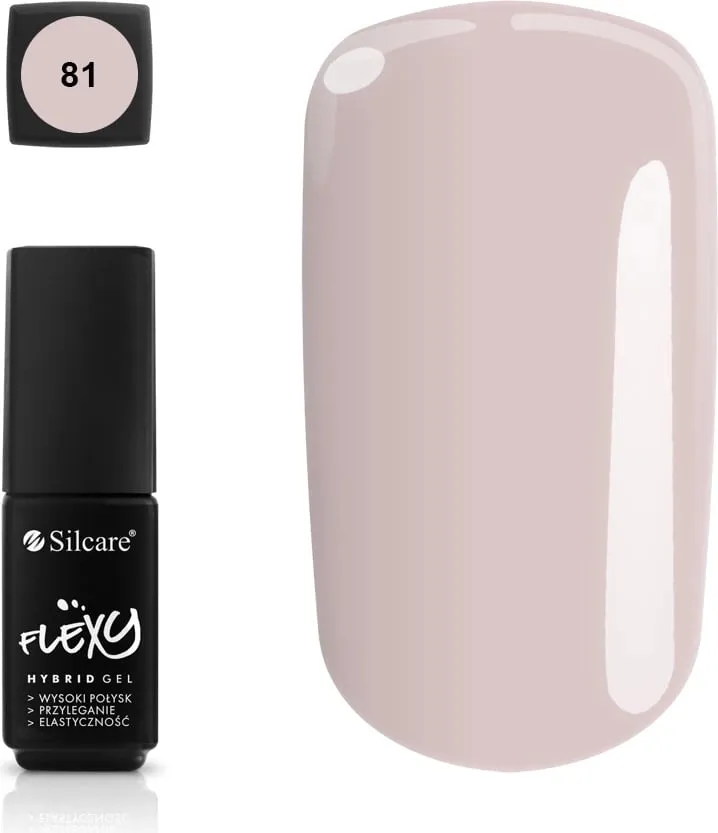 Llak për thonj Silcare Flexy Hybrid Gel 81, 4.5g - 1
