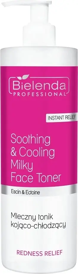 Tonik për fytyrë për femra Bielenda Professional Redness Relief Milky Toner Soothing-Cooling 500ml