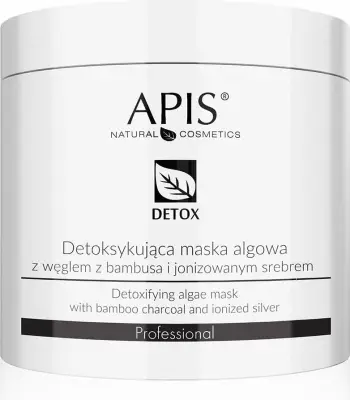 Maskë për fytyrë APIS Detox Detoxifying Algae me qymyr bambuje dhe argjend të jonizuar për femra, 200g