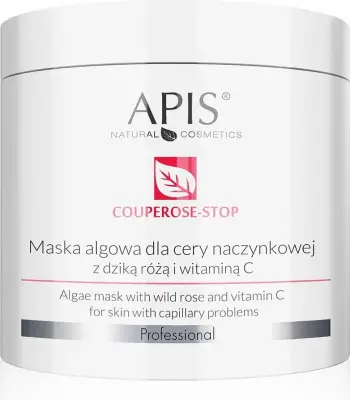 Maskë për fytyrë për femra APIS Couperose-Stop Algae me trëndafil të egër dhe vitaminë C, 200g