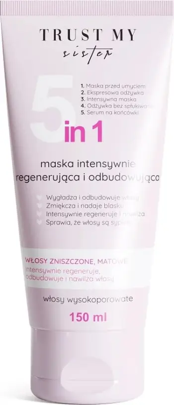 Maskë për flokë për femra Trust My Sister 5in1 për flokë me porozitet të lartë, 150ml