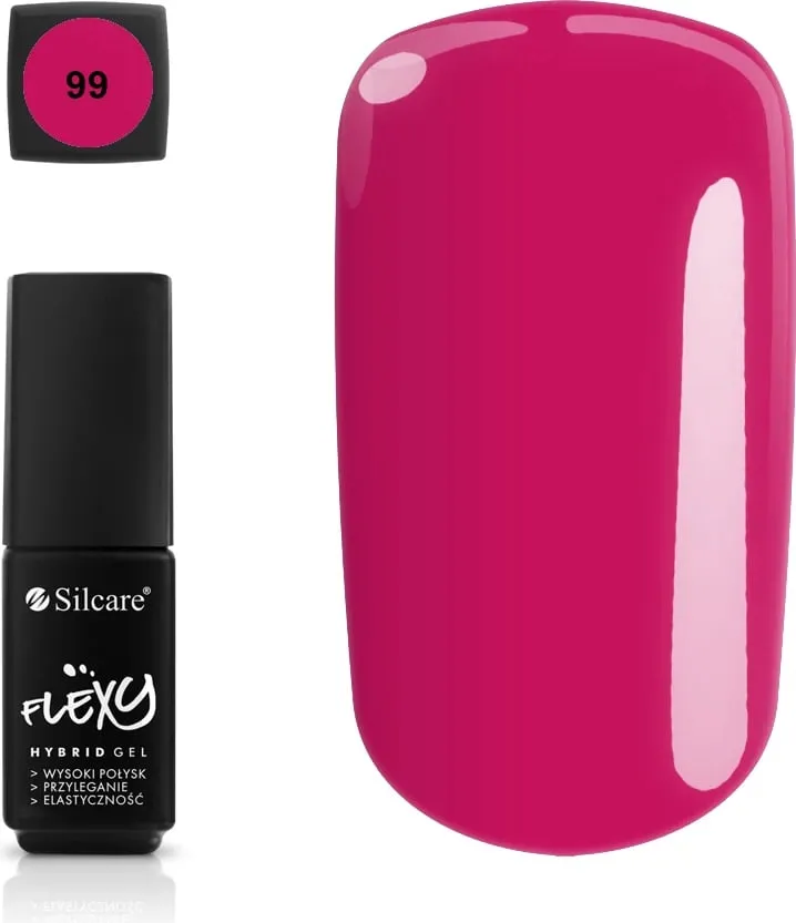 Llak për thonj Silcare Flexy Hybrid Gel 99, 4.5g - 1