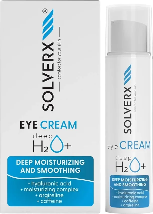 Krem për sy për femra SOLVERX Deep H2O+, 15ml - 1