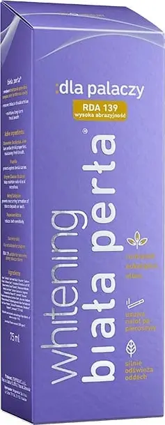 Pasta për dhëmbë zbardhuese për duhanpirës Biała Perła 75ml