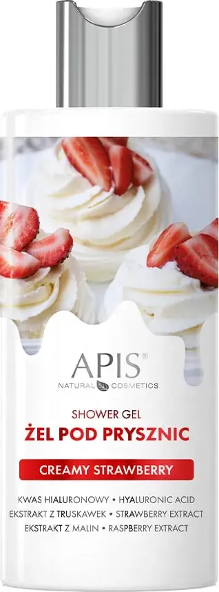 Xhel dushi për femra APIS Creamy Strawberry, 300ml