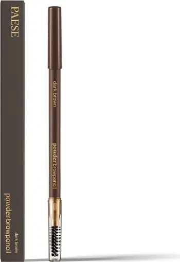 Laps për vetulla Paese Powder Brow Pencil për femra Dark Brown 1.19g