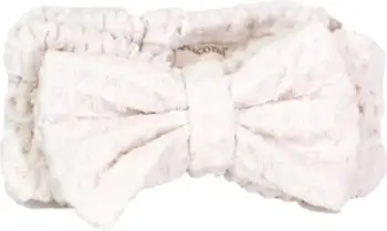 Shirit flokësh Nacomi Microfiber Hairband, mikrofibër, e bardhë