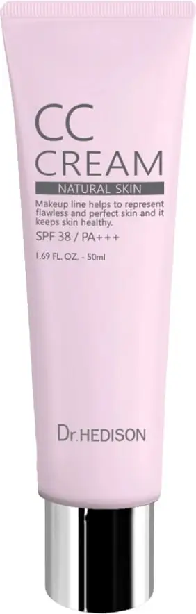 CC krem për femra Dr.HEDISON Natural Skin Cream CC me Niacinamide SPF38, 50ml
