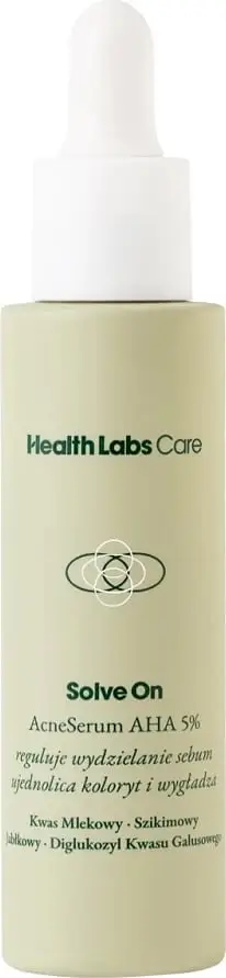 Serum për fytyrë për femra HealthLabs Solve On AcneSerum AHA 5%, 30ml