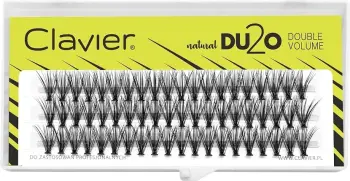 Cluster për qerpikë Clavier DU2O Double Volume Black 14mm