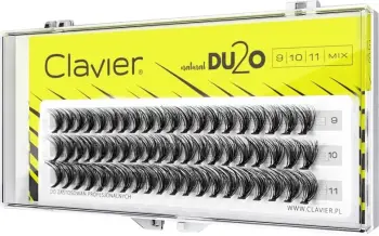 Clustera për qerpikë Clavier DU2O Double Volume MIX 9mm-10mm-11mm të zeza