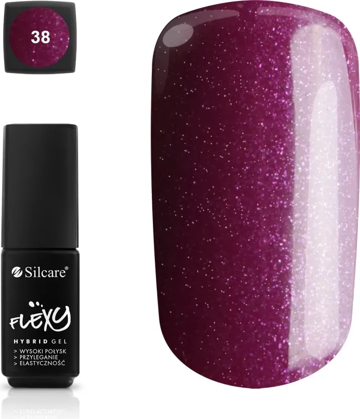 Llak për thonj Silcare Flexy Hybrid Gel 38, 4.5g - 1