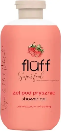 Xhel dushi për femra Fluff Strawberry, 500ml