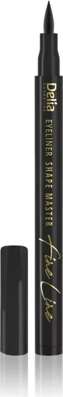 Eyeliner Delia Shape Master Fine Line i zi 1 copë