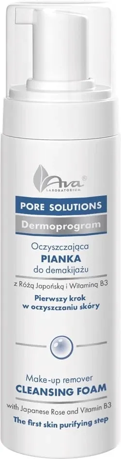 Shkumë pastruese për fytyrë dhe largim make-up-i Ava Laboratorium Pore Solutions Cleansing Foam për femra, 150ml - 1
