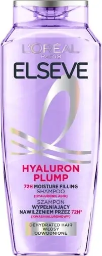 Shampo për flokë L’Oreal Paris Elseve Hyaluron Plump, për flokë të dehidratuar, 400ml
