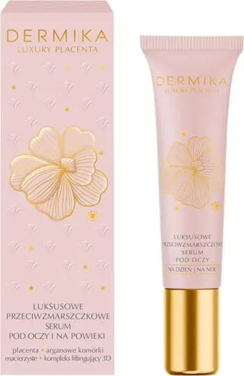 Serum për sy dhe qepalla Dermika Luxury Placenta për femra, 15ml