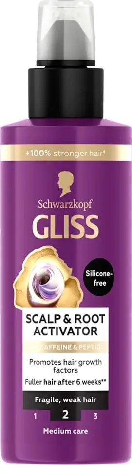 Serum për rritje të flokëve Gliss Full Hair Wonder Hair Growth Activator për femra 100ml