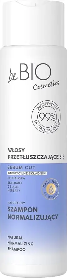 Shampon për femra BeBio Ewa Chodakowska Baby Hair Complex Natural Normalizing për flokë të yndyrshme, 300ml