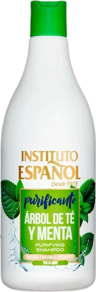 Shampo flokësh Instituto Espanol Tea Tree Mint, hidratuese pastruese, 750 ml