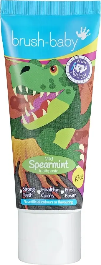 Pastë dhëmbësh për fëmijë Brush-Baby Dino Spearmint 50ml