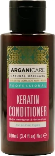 Kondicioner për flokë Arganicare Keratin Mini për femra 100ml - 1