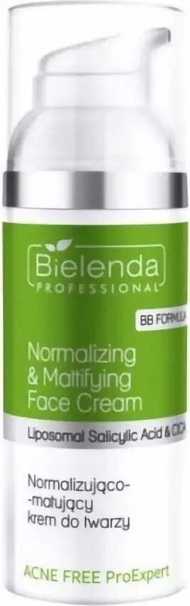 Krem fytyre matifikues për femra Bielenda Professional Acne Free ProExpert Normalizing Mattifying, 50ml