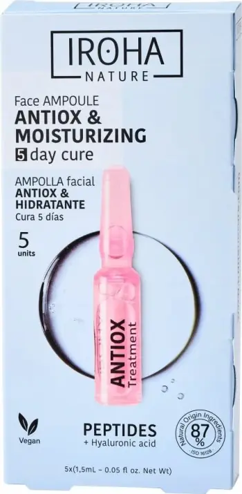 Ampula fytyre Iroha Face Energy Antioxidant Treatment, peptide, 5 x 1.5 ml