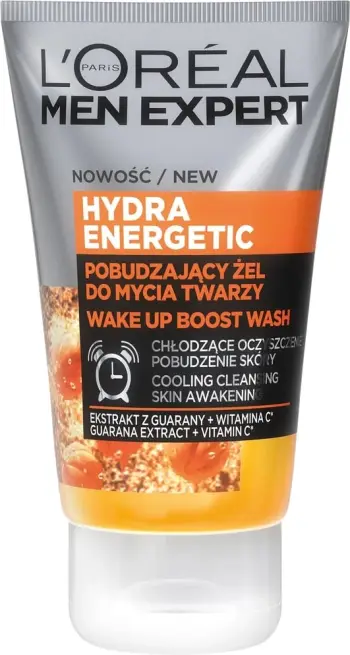 Xhel për pastrim fytyre për meshkuj L'Oreal Paris Men Expert Hydra Energetic 100ml