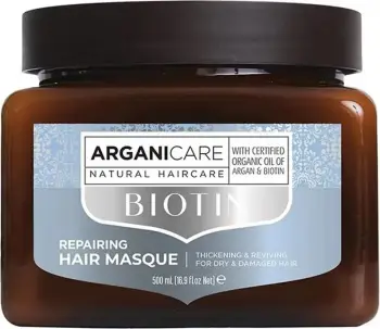 Maskë për flokë për femra Arganicare Biotin Regenerating, 500ml