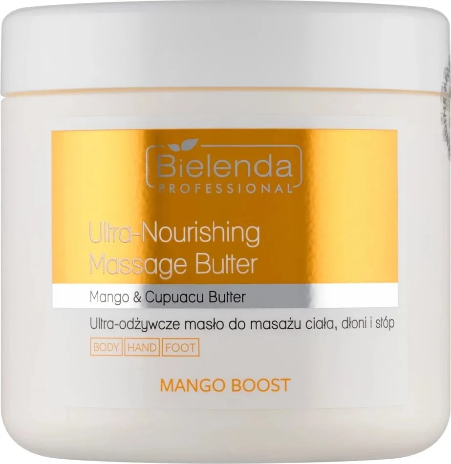 Buter për trup, duar e këmbë Bielenda Professional Mango Boost Ultra-Nourishing për femra, 500ml - 1