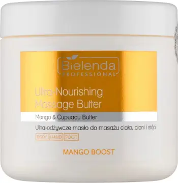 Buter për trup, duar e këmbë Bielenda Professional Mango Boost Ultra-Nourishing për femra, 500ml