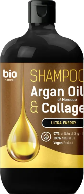 Shampon Bio Naturell me vaj argani maroken dhe kolagjen për femra, 946ml