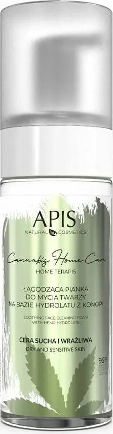 Shkumë pastruese për fytyrë APIS Cannabis Home Care për femra, 150ml