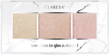 Paletë highlighter-i Claresa Too Glam To Give A Damn për femra 12 Golden Glow 12.5g