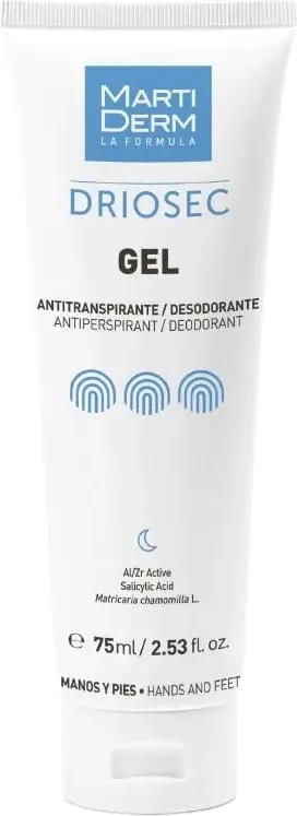 Xhel antiperspirant për duar dhe këmbë Martiderm Driosec Gel 75ml