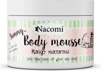 Mousse për trup Nacomi Mango Macarons për femra, 180ml