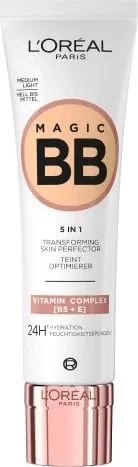 BB kremë për fytyrë L'Oreal Paris Magic Face Cream BB 03 Medium Light për femra 30ml - 1