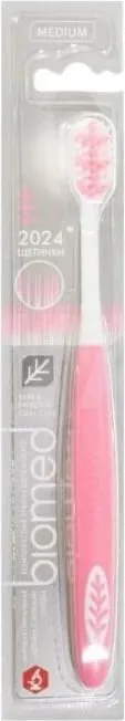 Furçë dhëmbësh Biomed Complete Care Silver Medium argjendtë, 1 copë - 1