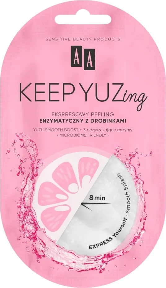 Peeling për fytyrë AA Keep Yuzing Express Enzymatic Peeling me granula për femra 7ml - 1