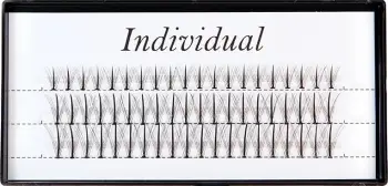 Qerpikë artificial për femra Individual Manga Eyelash Clusters 0.07 C Mix 9-11-13mm, 60 copë, e zezë