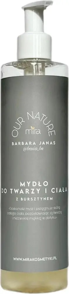 Sapun i lëngshëm për femra Mira Our Nature By Basia Amber, 300ml
