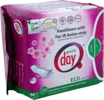 Peceta higjienike higjenike Gentle Day, 20 copë